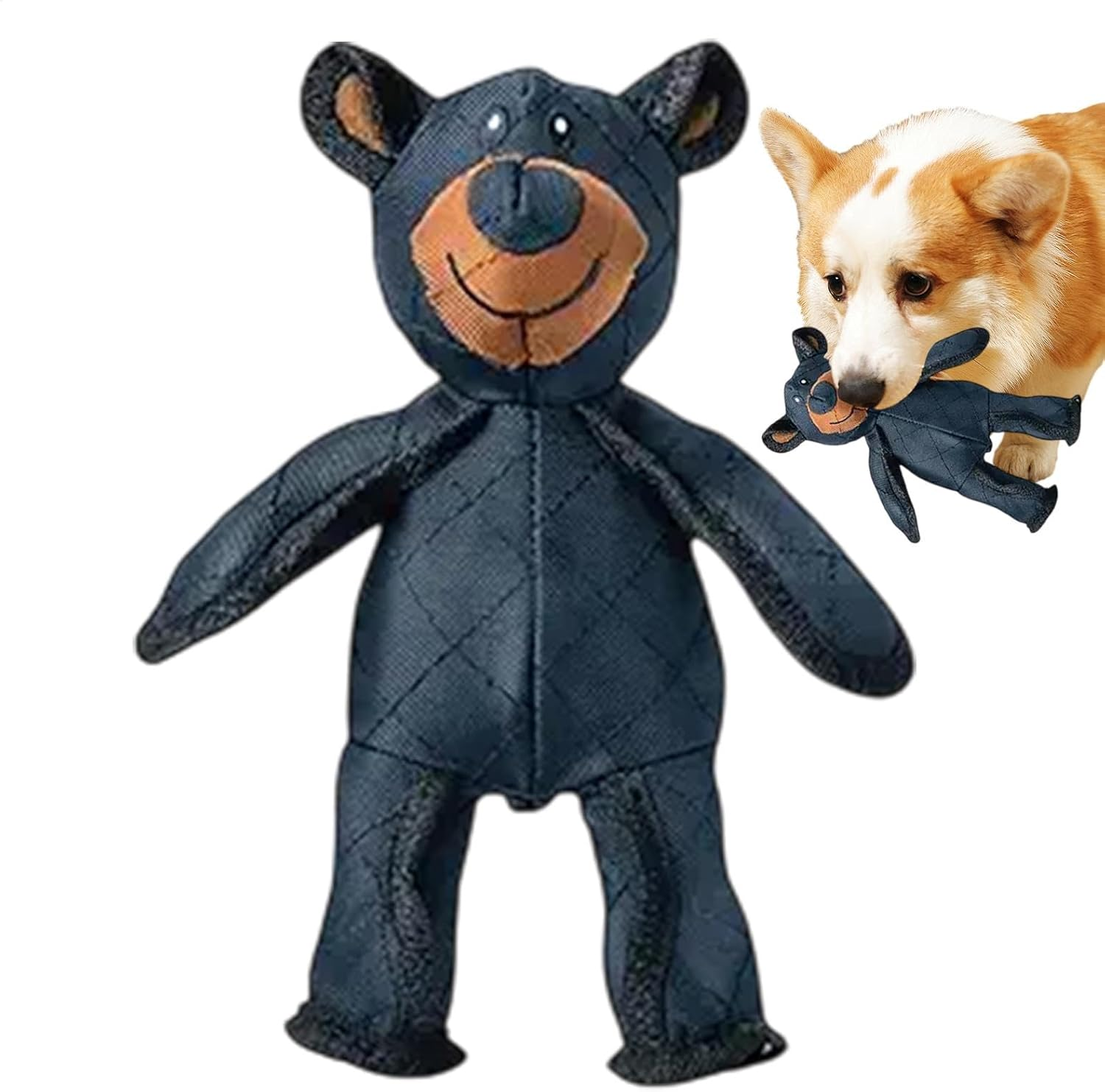 Indestructible Dog Toy Bear, Unbreaka Bear, Squeaky Dog Toys, Heavy Duty Interactive Puppy Chew Plush Toy for Large Dogs image number 1