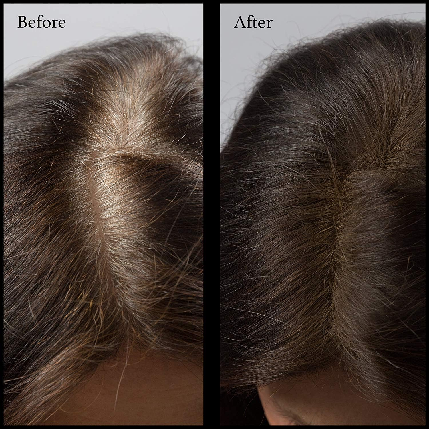 Root Concealer Touch up Powder | All-Natural Crushed Minerals with Brush | Fast and Easy Total Gray Hair Cover up for Black | Brown | Auburn and Blonde Hair .32 Ounce (Dark Brown)