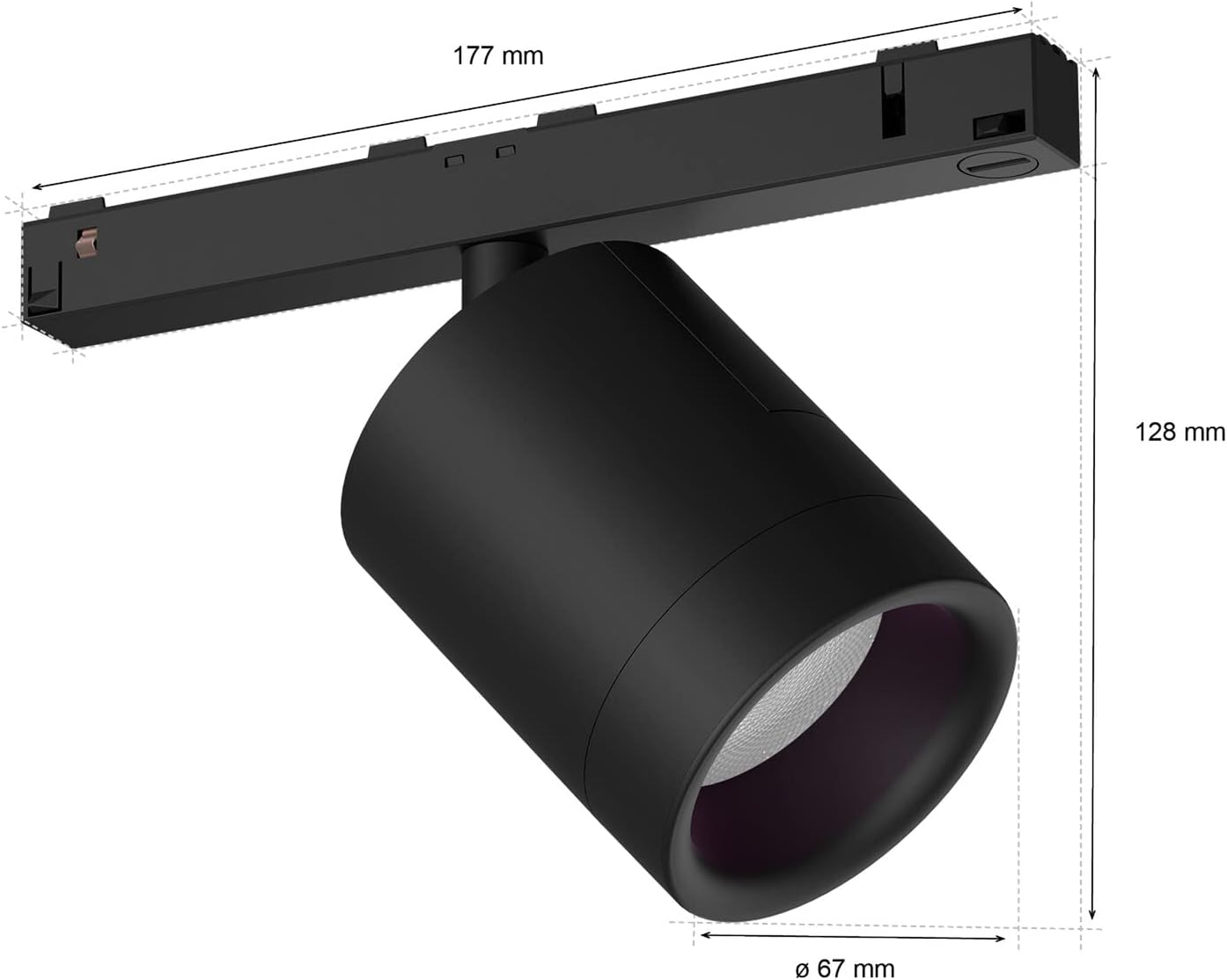 Philips Hue White & Color Amb. Perifo Expansion Spotlight, Dimmable, 16 Million Colours, Controllable via App, Compatible with Amazon Alexa, Apple Homekit & Google Assistant, Black image number 4