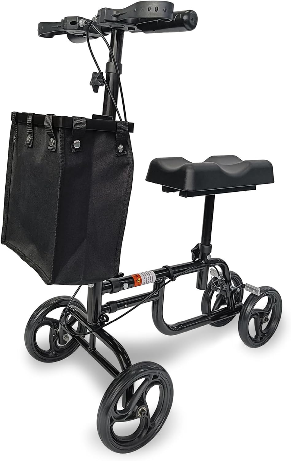 Knee Walker, Knee Scooter for Injuries with Dual Brakes, Basket - Collapsible and Adjustable Scooter, Broken Leg Caddy, Better Alternative to Crutches image number 2