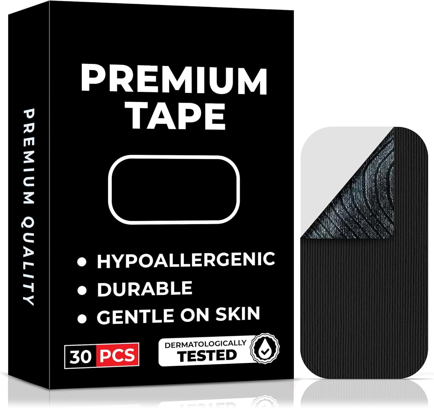 Premium Mouth Tape - Pain Free Removal, Hypoallergenic, Latex Free & Gentle on Skin - Skin Friendly Adhesive Cotton Tape (Pink, 30 Pack) image number 1