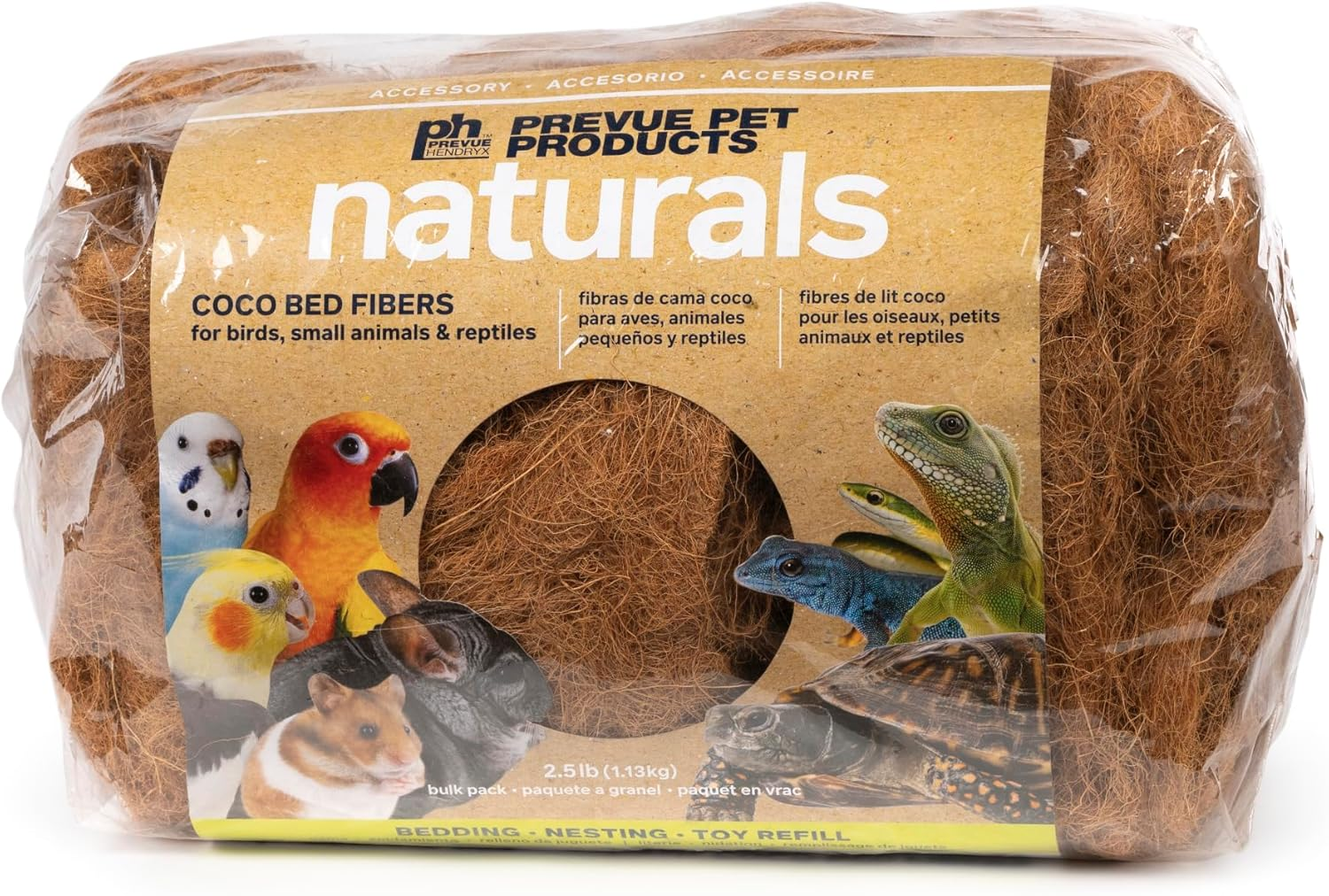 Prevue Pet Products BPV105 Sterilized Natural Coconut Fiber for Bird Nest (60000105)