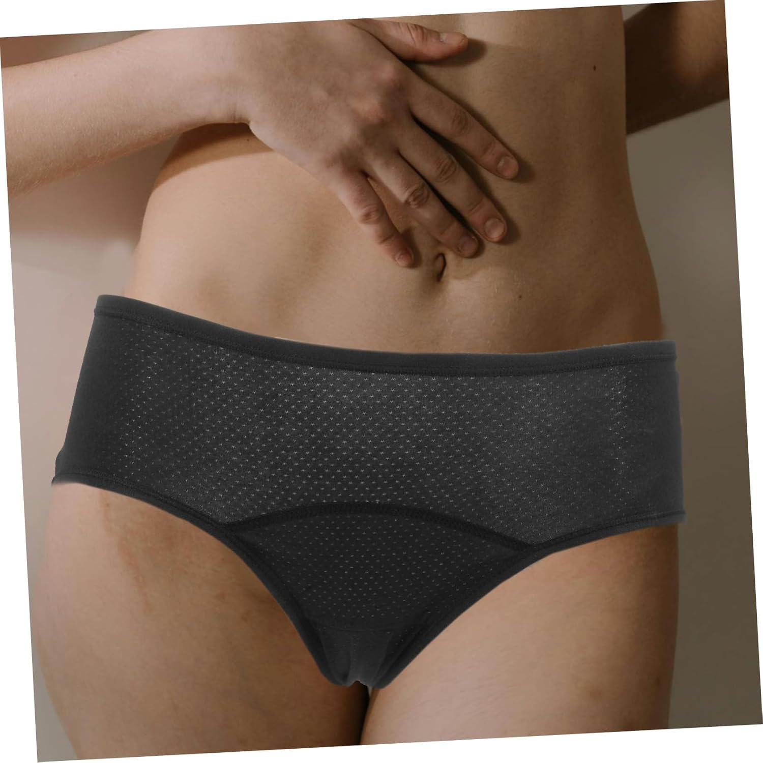 Leak Period Panties for Women Midwaist Comfort Absorbent Breathable Menstrual Underwear Washable Durable for Everyday Use image number 3