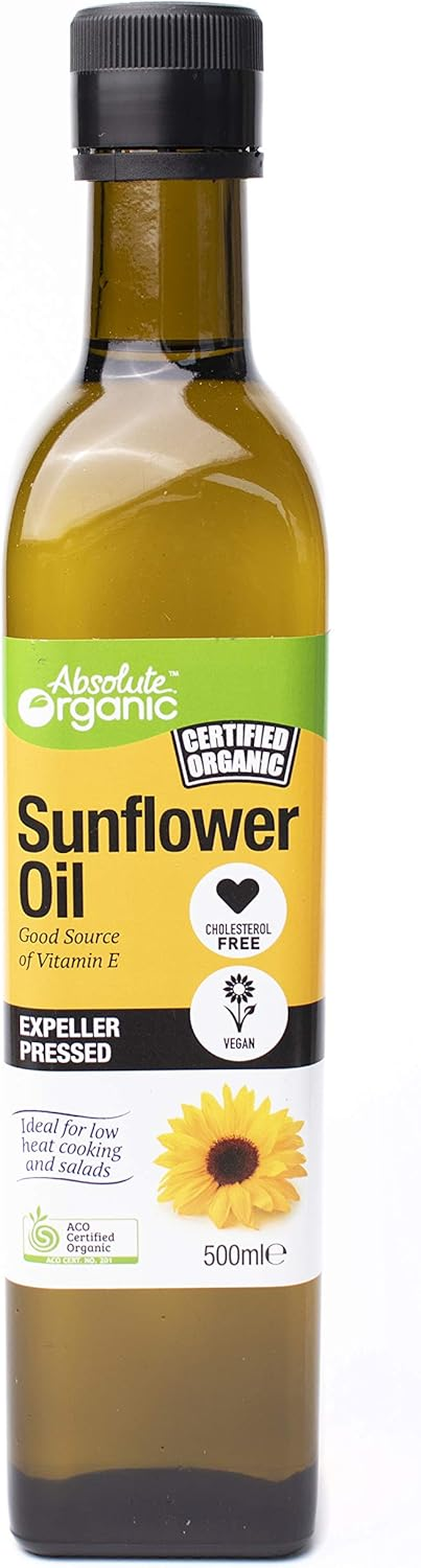Absolute Organic Sunflower Oil, 500Ml image number 1