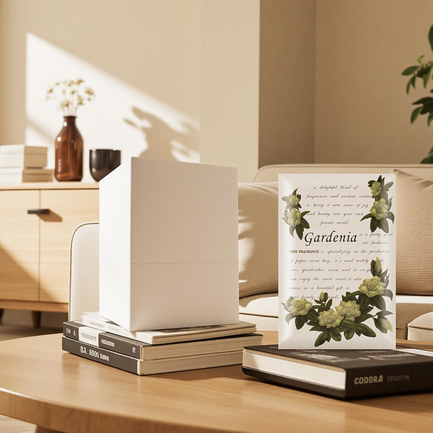 Scented Sachet for Drawers and Closets - Sachet Bags, Lot of 12 (Gardenia) - Cotton image number 5