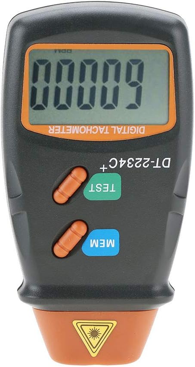 Mini RPM Tester Meter, Laser Photo Tachometer Digital LCD Tachometer Dt-2234C Non-Contact Tach Meter image number 2