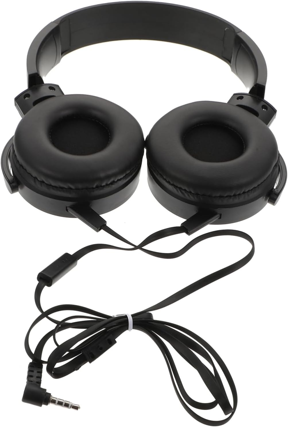 Mipcase 1Pc Noise Reduction Headset Lightweight over Ear Computer Headset for Music Gaming Comfortable Long Wear Design Skin Friendly Material Black Color image number 1