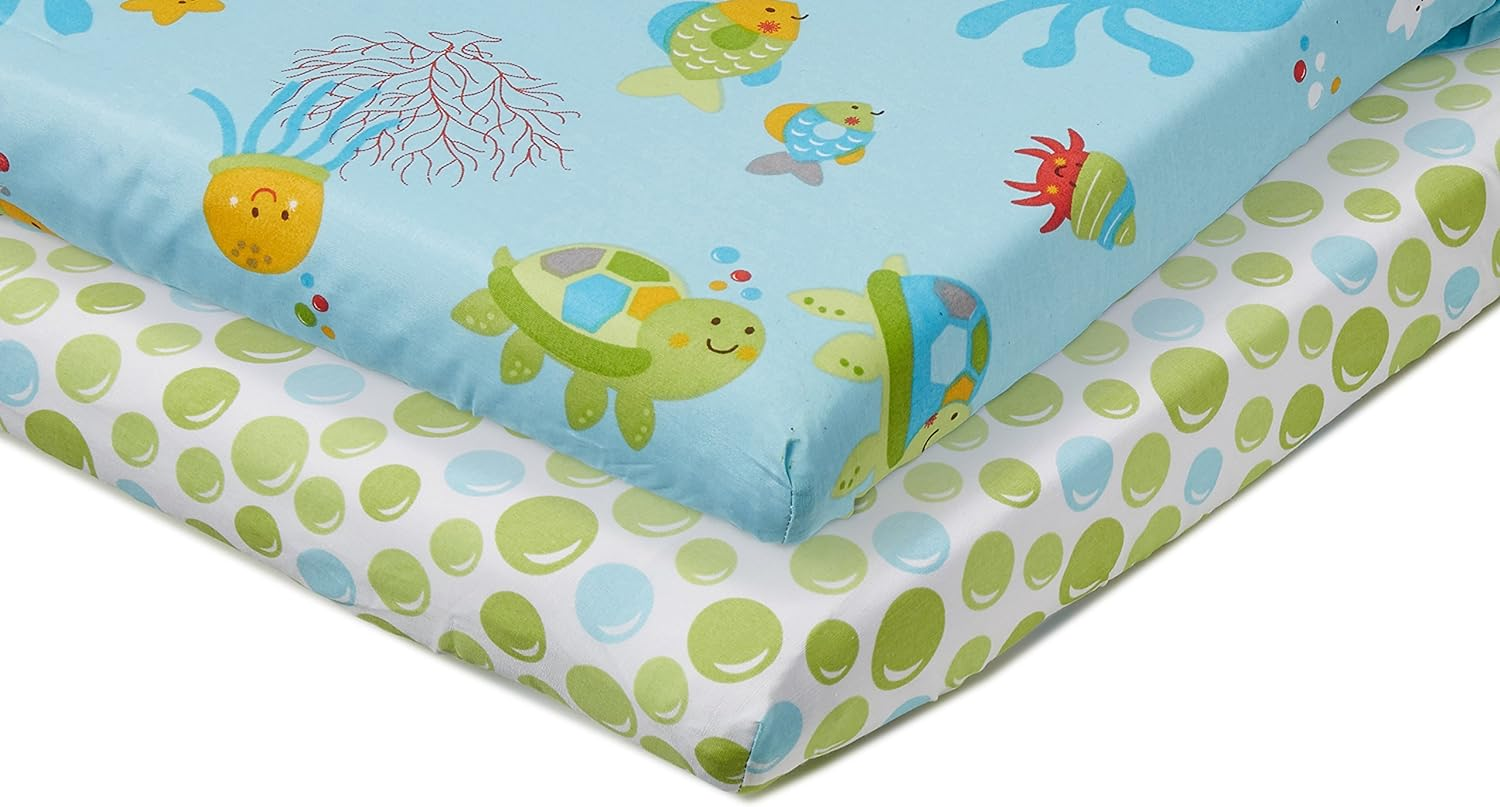 Nojo Jungle Trails White, Green, & Gold Stay Wild Animal Print with Leaves Photo Op 100% Cotton Nursery Fitted Crib Sheet, Grey, Green, Gold, White image number 6