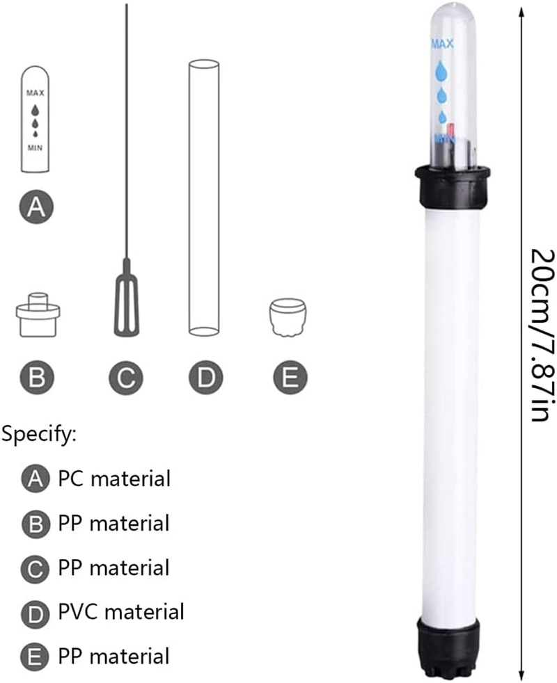Spacesea Pack of 10 Soil Moisture Meter, 20 Cm Plant Water Level Indicator, Water Level Indicator, Soil Moisture Meter, Sensor image number 4