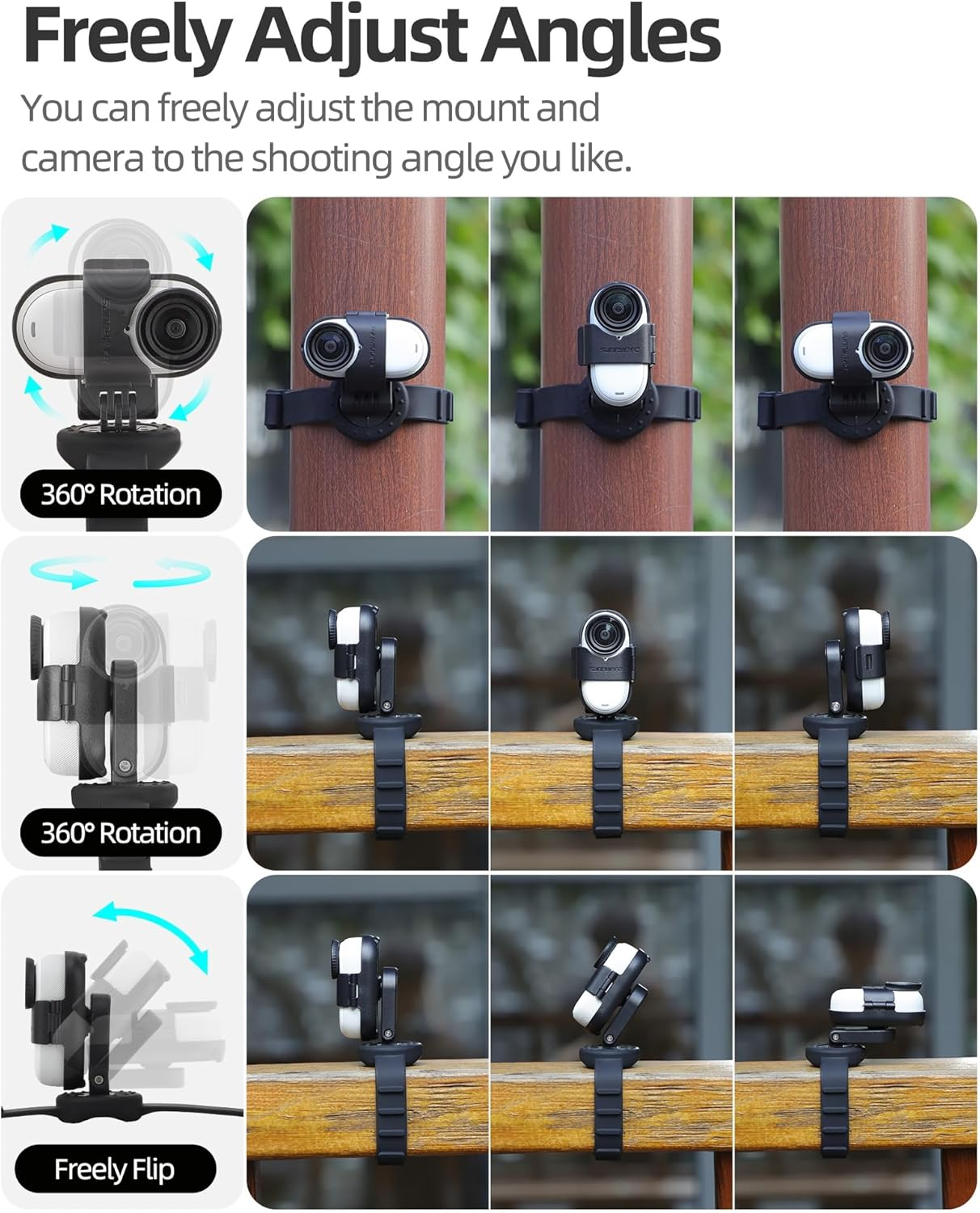 Camgo Sunnylife Magnetic Strap Mount for Insta360 GO 3 / GO 3S image number 3