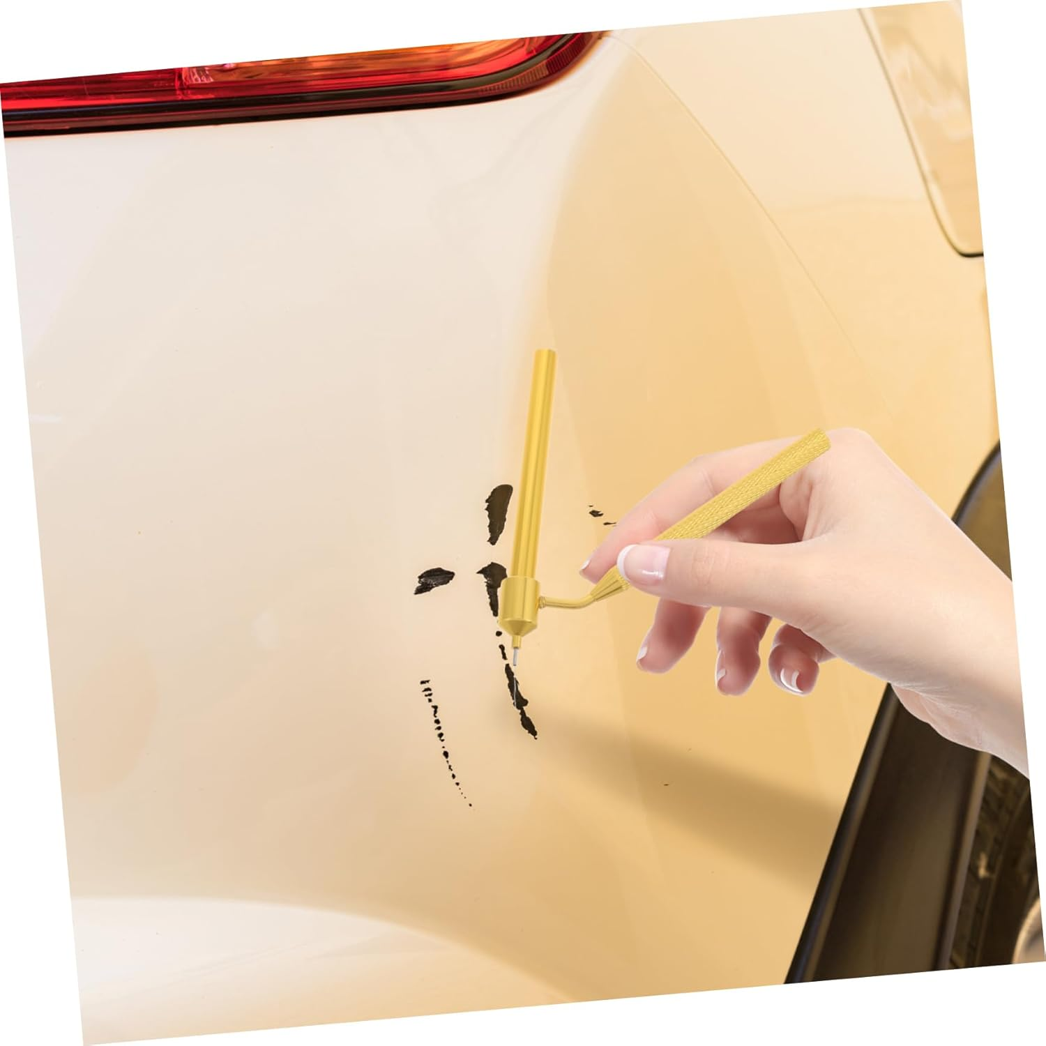 2Pcs Automotive Paint Tool Fine Tip Paint Pen for Vehicle Scratch and Chip Repair Easy to Use Car Applicator for Precise Elegant Design image number 3