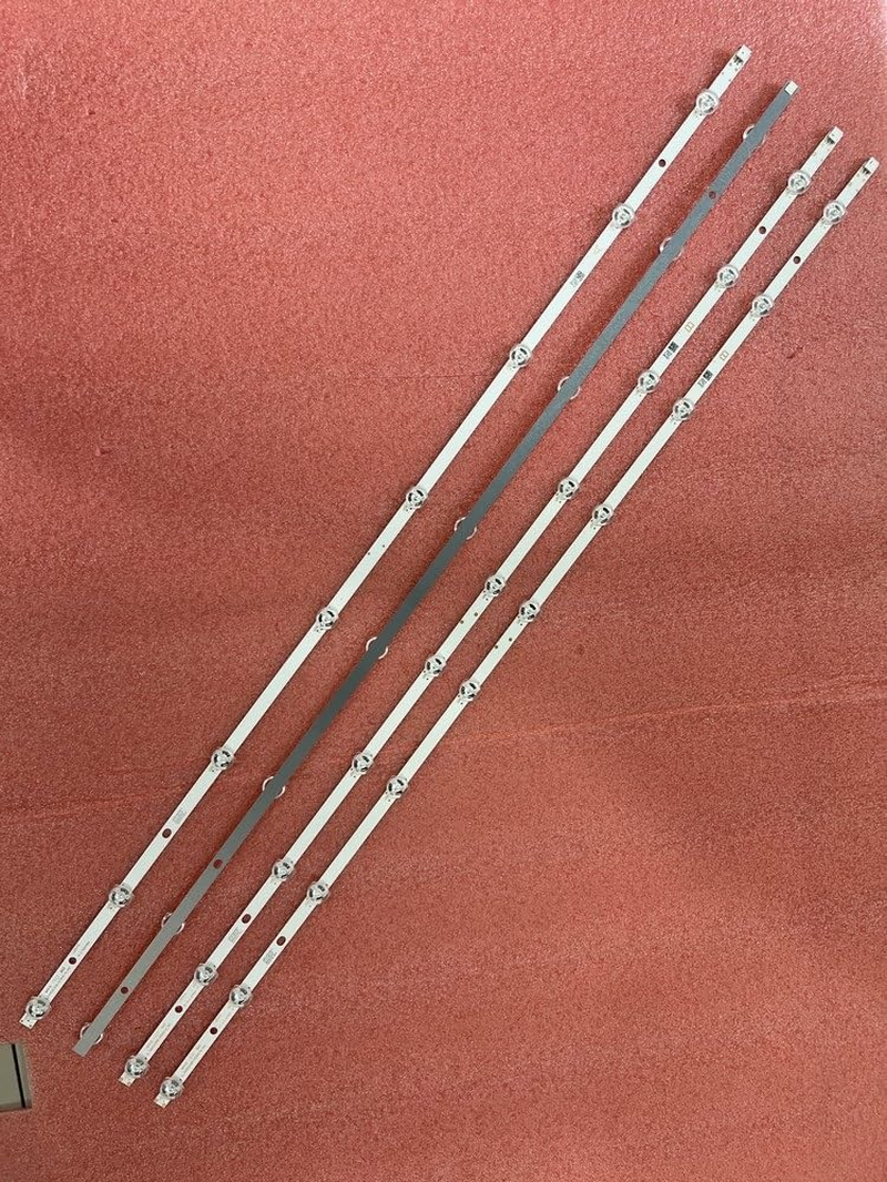 LED Backlight Strip(4) Compatible with Panasonic TX-43GX555 TX-43GX555B 43T6863DB TX-43FX550B 43FX550E 43FX551B TX-43GX555E TX-43FS350E (Color : Kit 4Pcs for 1 TV)