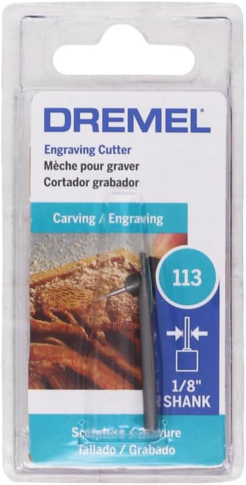 Dremel 113 Engraving Cutter, 1/8" Shank image number 1