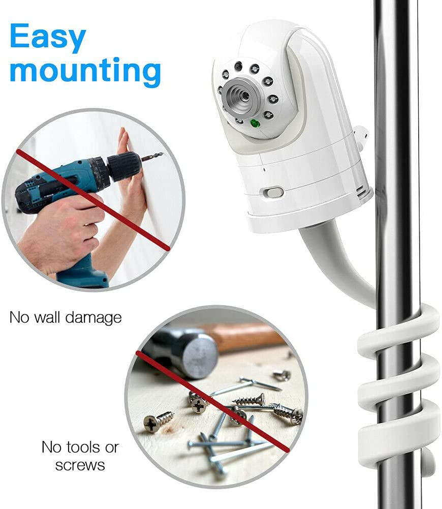 HOLACA Flexible Twist Mount Holder for Infant Optics DXR-8/ DXR-8 PRO Baby Monitor image number 2