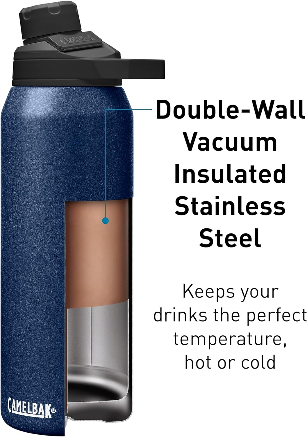 Camelbak Chute Mag Stainless Steel Vacuum Insulated 1L - Moss image number 3