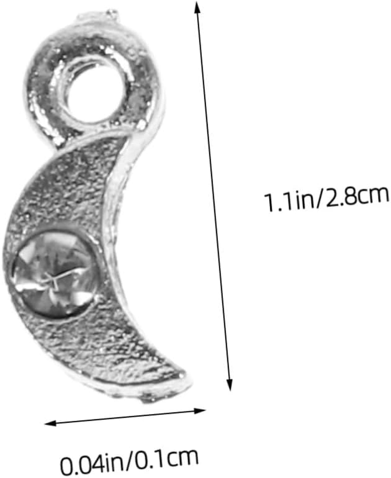 GRADENEVE 2 Sets Silver Manicure Charms Nail Art Accessories DIY Decoration for Home Salon Use Versatile Nail Supplies image number 4