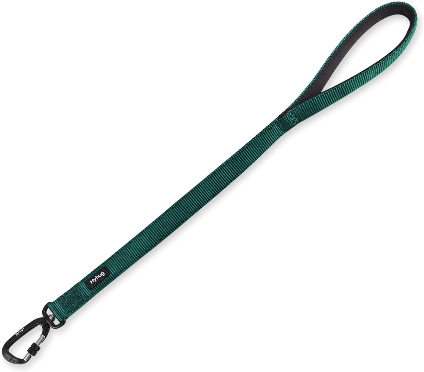 Hyhug Pets 24 Inches Heavy Duty Short Leash with Comfortable Handle and Lightweight Aviation Aluminium Clip Lead- for Large Medium Dogs Professional Training and Walking. (Dark Green) image number 7