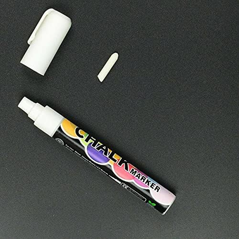 8Pcs 3/6/15Mm Liquid Chalk Marker Pens LED Writing Board Glass Art Pen Window (6) image number 6