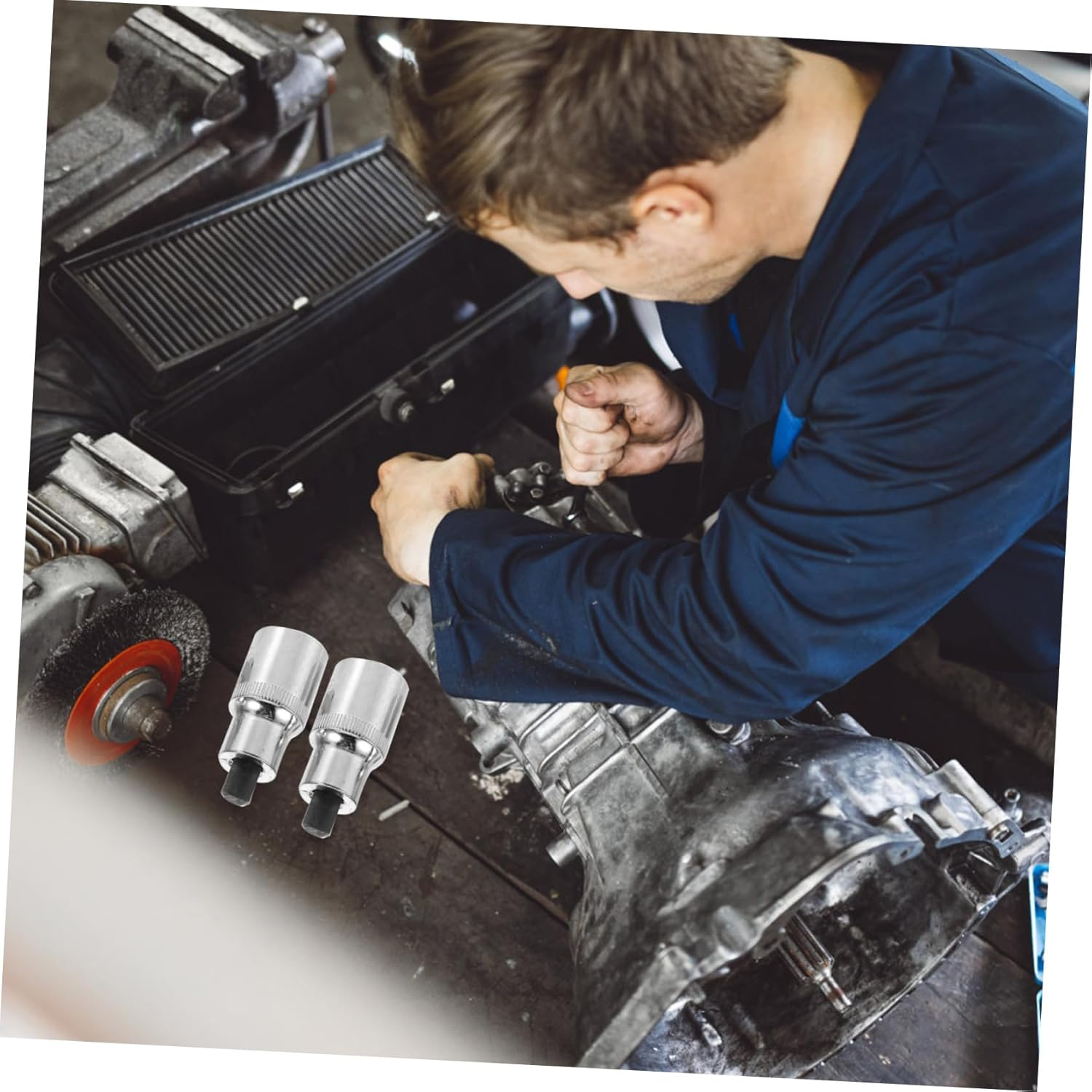 SOESFOUFU Car Shock Absorber Strut Remover Suspension Strut Spreader Tool 3Pcs Automotive Steering and Suspension Tool Set for Chassis Repair