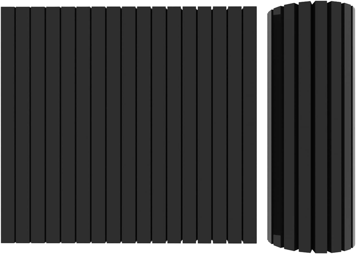 Garage Smith GWP08 Garage Wall Protector Foam Wall Column Corner Guard for Parking Garages - Wall Edge Protector - Wall Corner Edge and Bumpers Guards (2-Pack(Black)) image number 2
