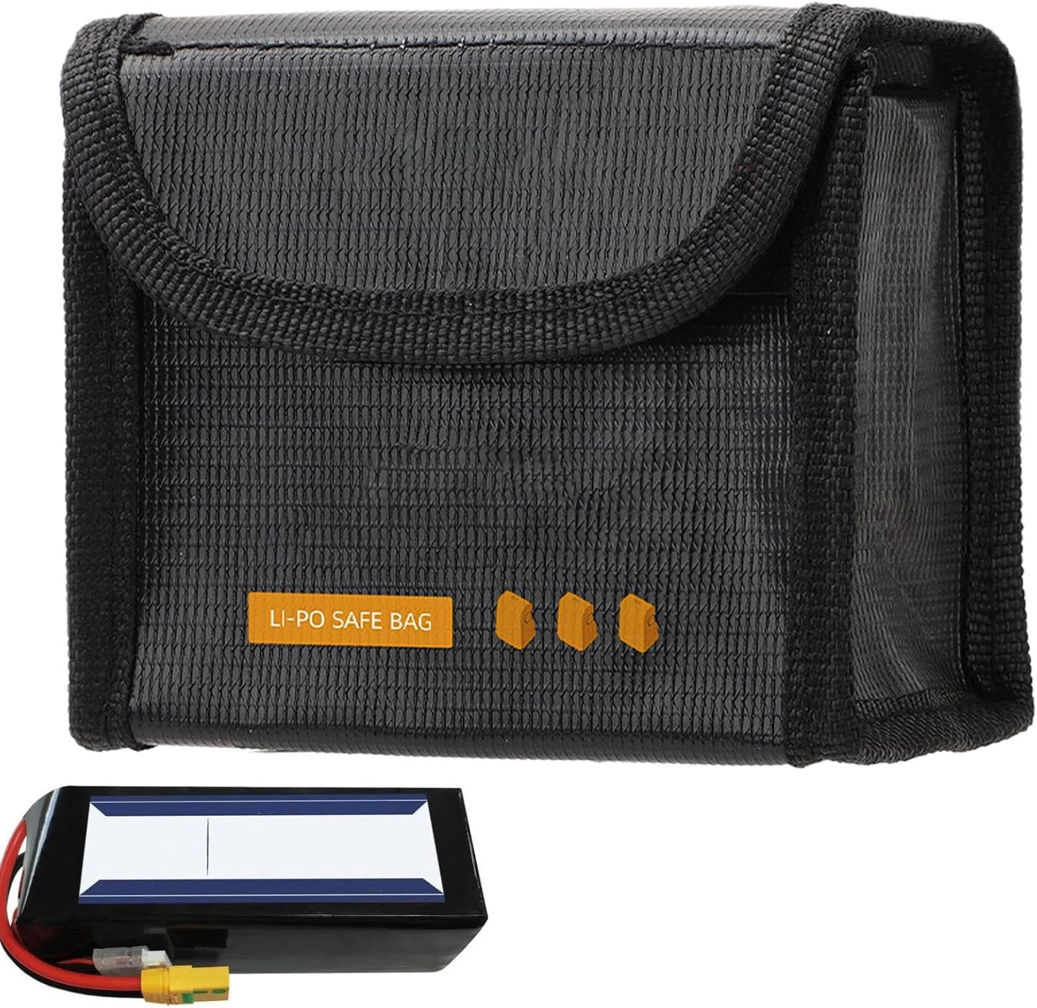 Lithium Battery Storage - Protective Holder, Battery Protection - Drone Accessories | High Temperature Fireproof Storage Case, Safety Battery Box, Compact Lithium Protection Case, Resistant