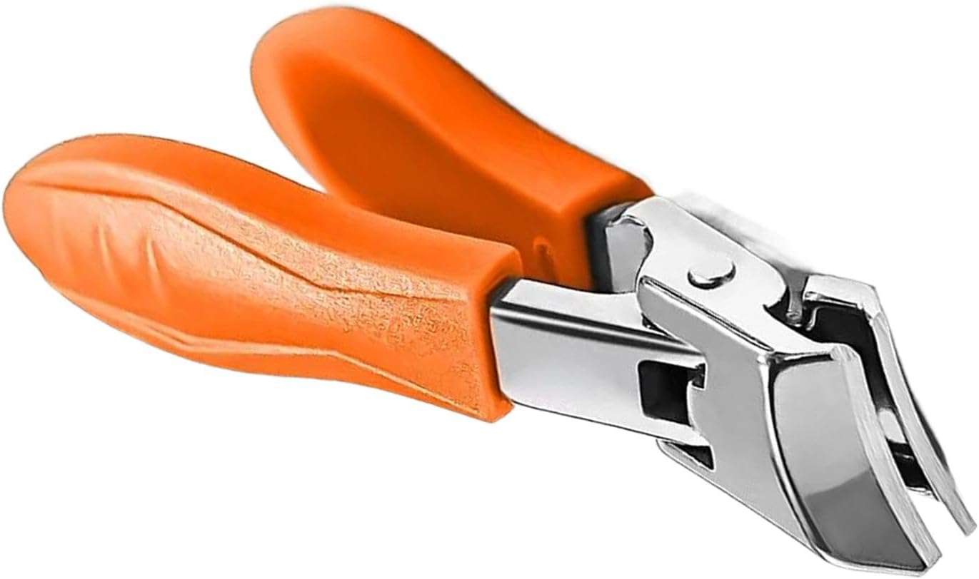 Slanted Nail Scissors,Heavy Duty Toenail Fingernail Scissors - Manicure Pedicure Equipment Anti-Splash Women Men Nails Tools for Business Trip, Dorm