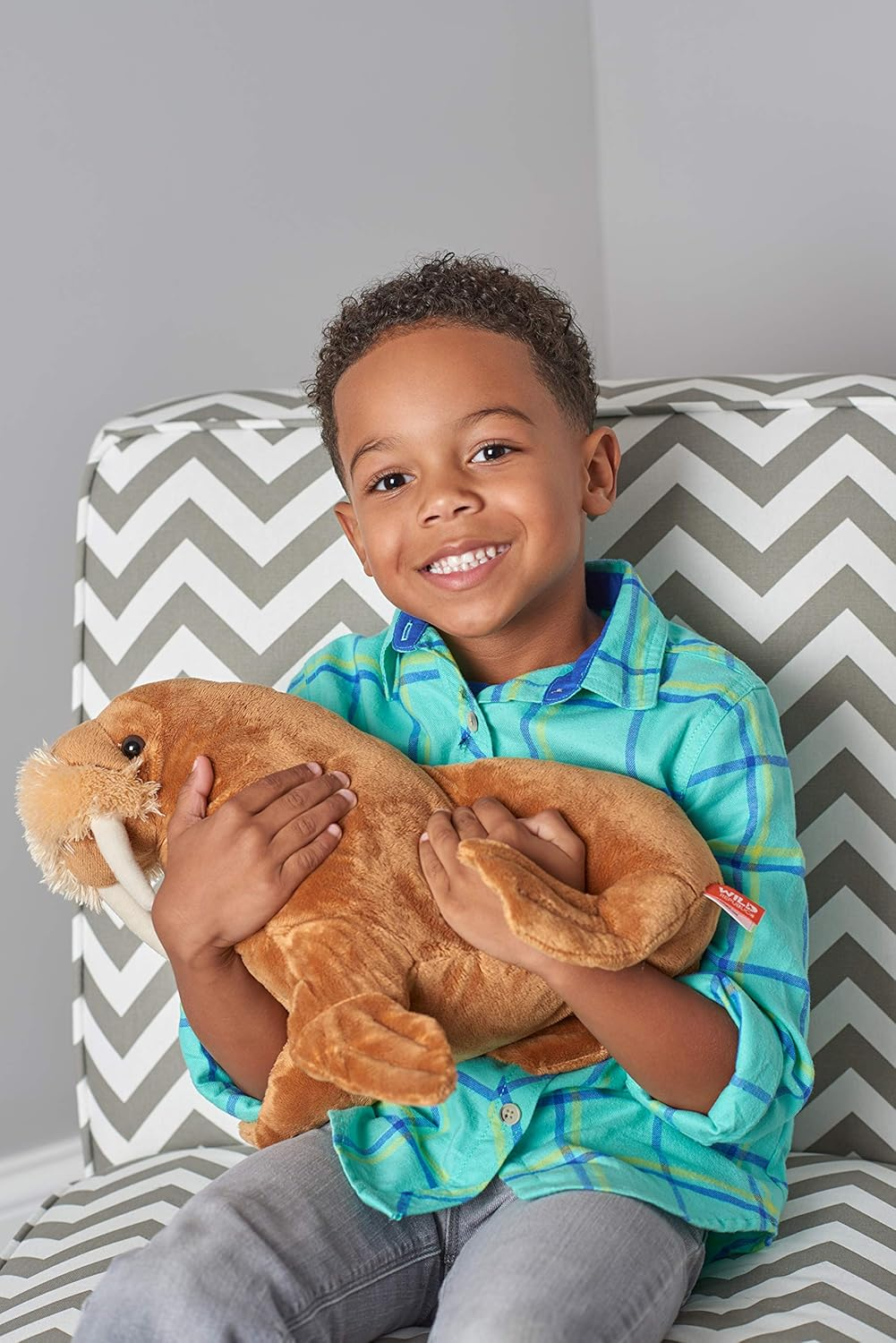 Wild Republic Walrus Plush, Stuffed Animal, Plush Toy, Gifts for Kids, Cuddlekins 12 Inches image number 3