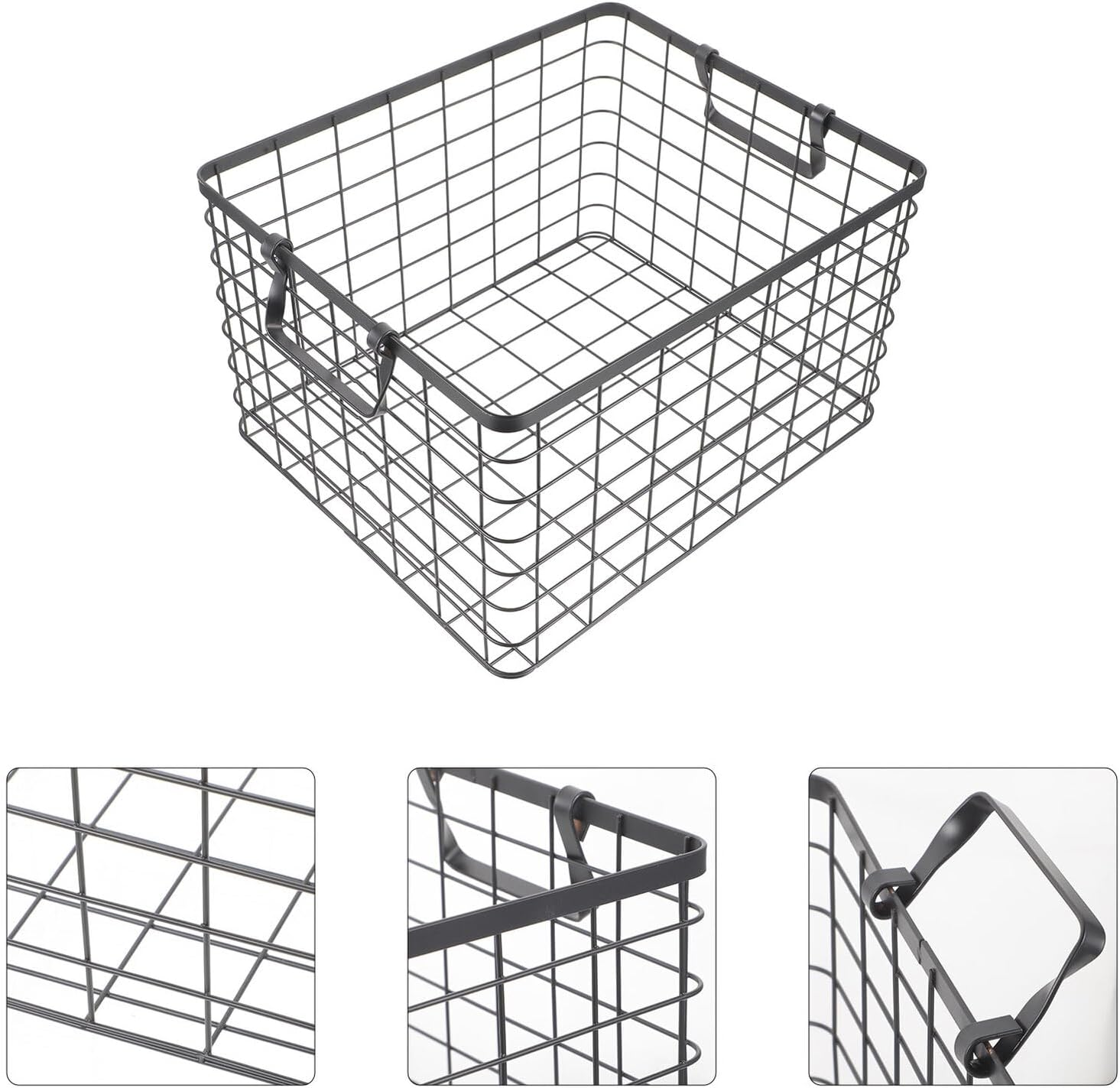 UKCOCO Metal Firewood Storage Holder Iron Log Basket for Outdoor Camping and Use Medium Lightweight Design for Easy Wood Carrying and Storage