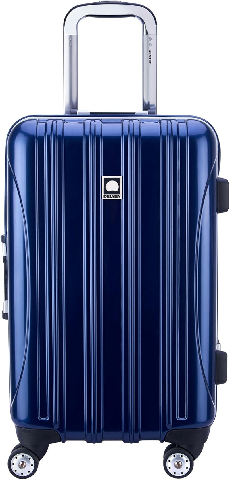 DELSEY PARIS Helium Aero Hardside Expandable Luggage with Spinner Wheels, Brick Red, Carry-On 21 Inch, Helium Aero Hardside Expandable Luggage with Spinner Wheels