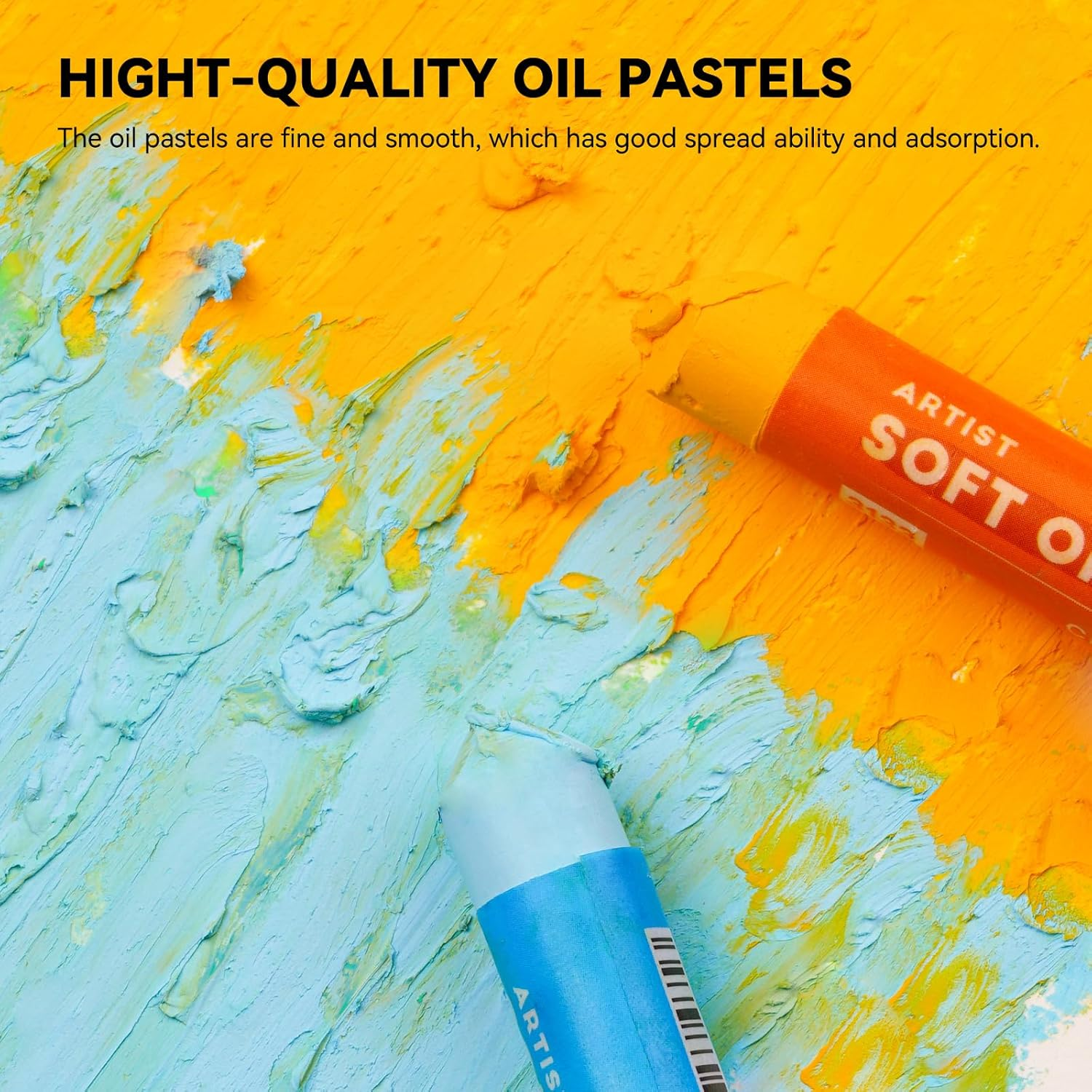 Arrtx Oil Pastels for Artists, 72 Colors Soft Oil Pastels Vibrant and Creamy, Art Pastel Crayons Art Supplies for Professional and Beginners image number 5