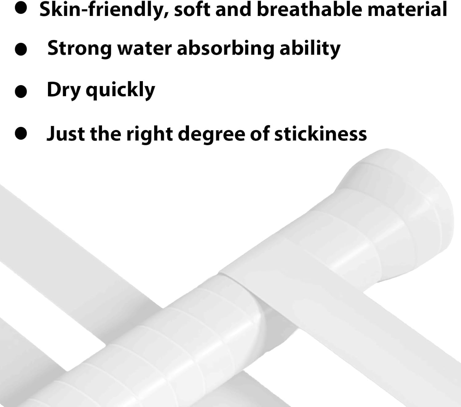 10Pcs Tennis Grip Tape, Badminton Racket Grip, Squash Racket Racquet Grip Tape, Anti-Slip Overgrips, Stability & Comfort on Tennis Racquets Improve Athletic Performance