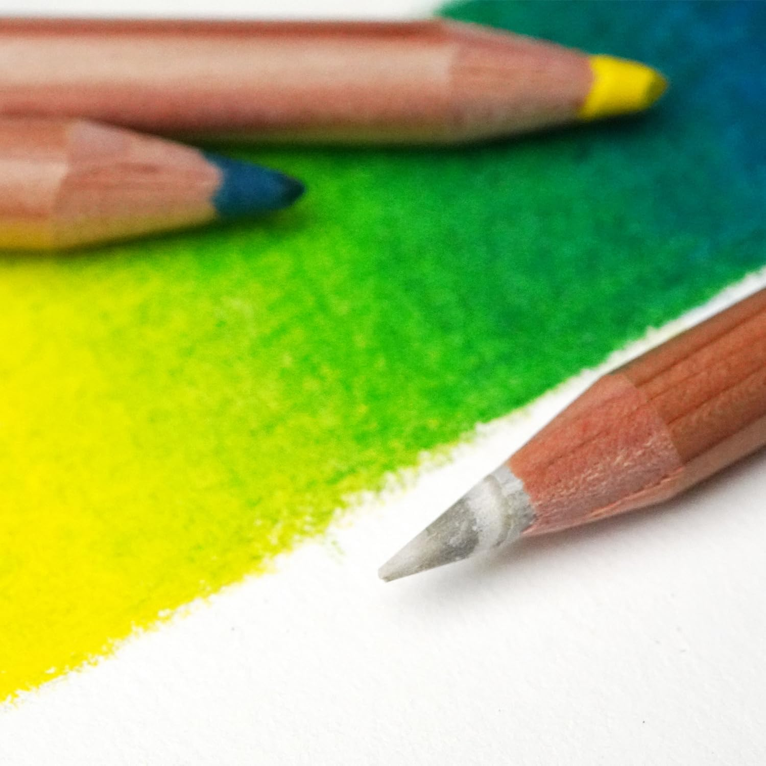 Derwent Blender & Burnisher Pencil Blister Pack, Set of 4, Eraser & Sharpener Included, Professional Quality, 2301774