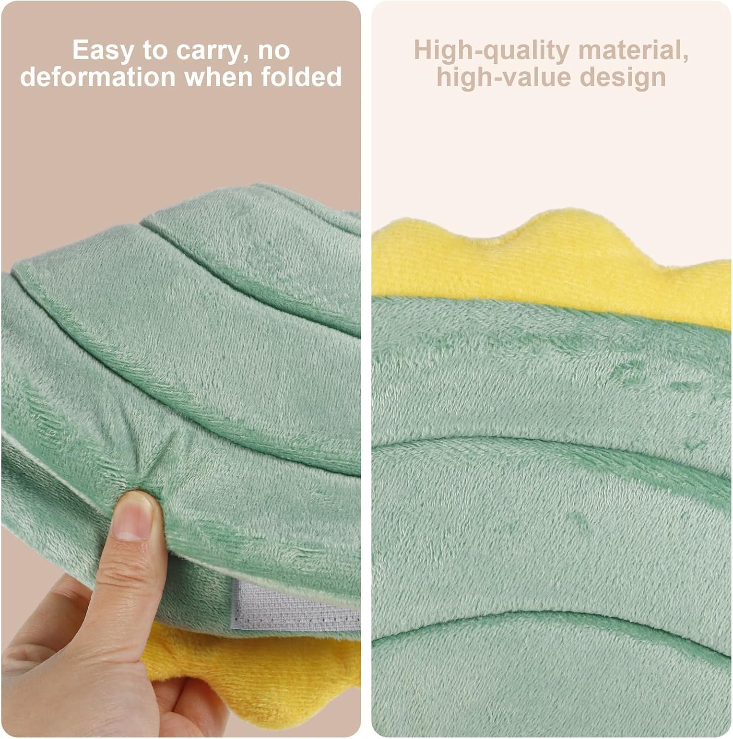 Cat Cone Collar Soft, Cute Cat Recovery Collar Soft Adjustable Cat Cones to Stop Licking Comfortable Breathable Lightweight Neck Cone for Cats Kittens Pet after Surgery (S) image number 6