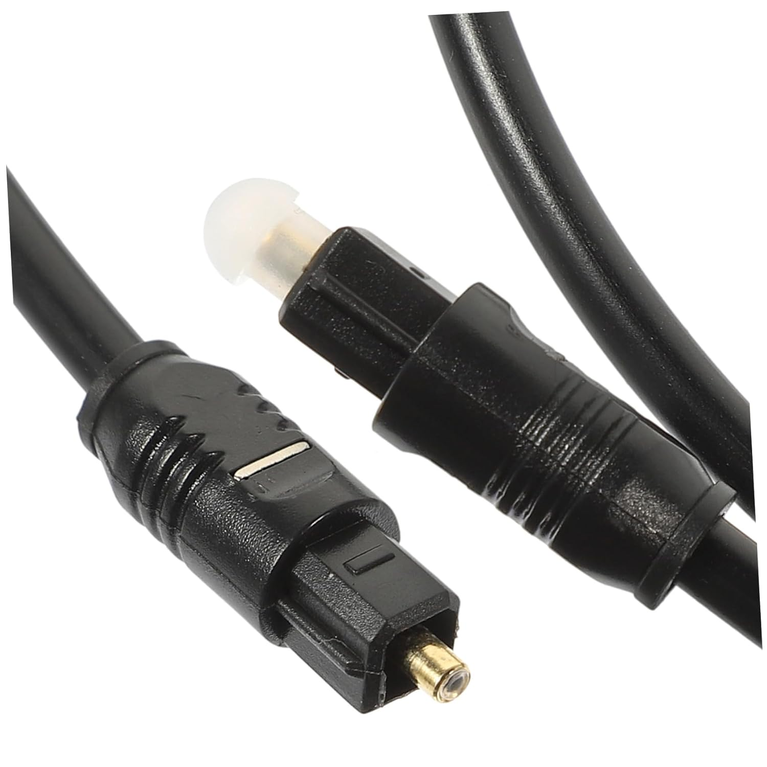 Homoyoyo 2Pcs 1.5M Digital Optical Audio Cables Male to Male Fiber Audio Cord for Home Theater Sound Bar Tv Connection