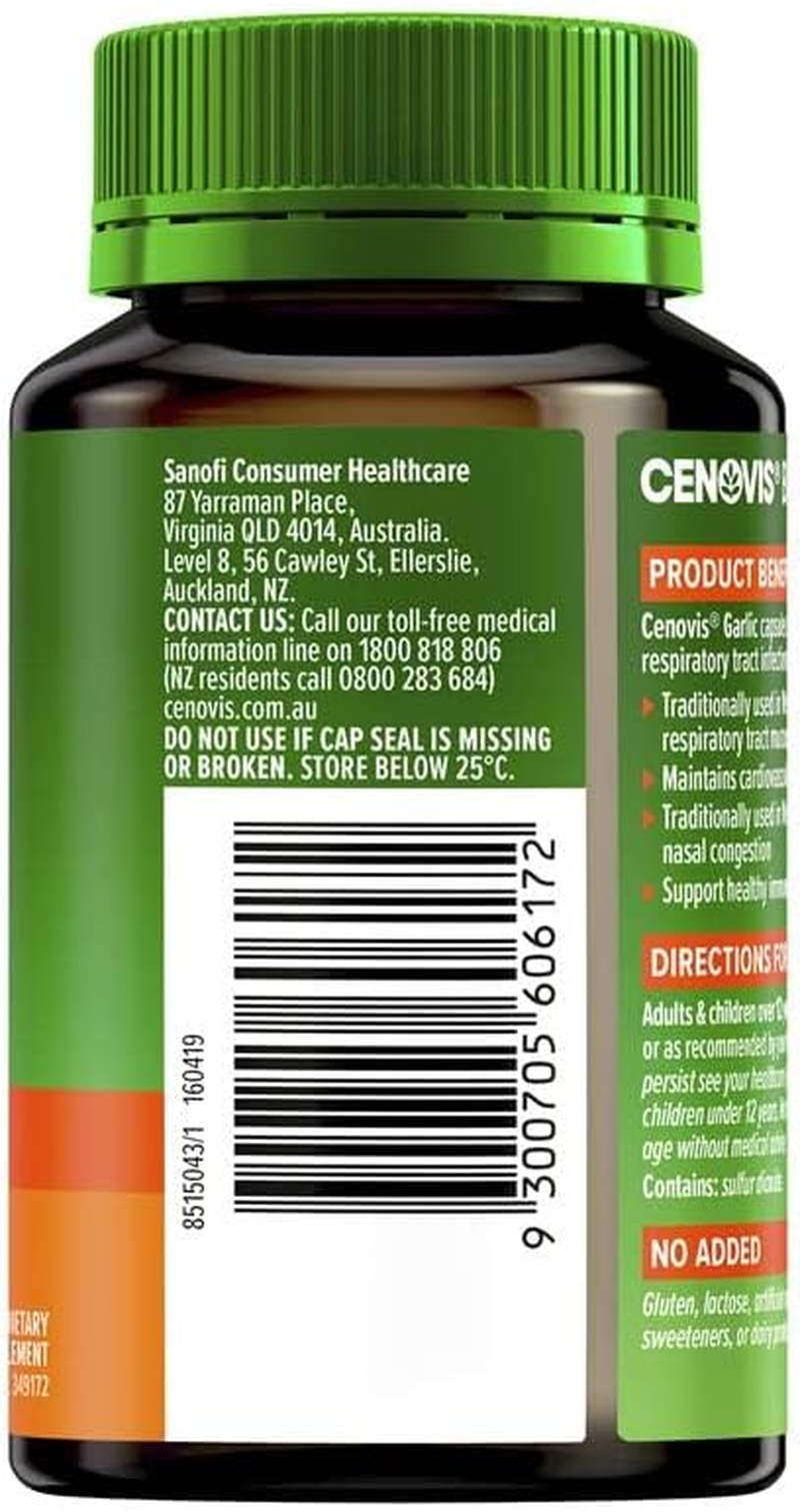 Cenovis Garlic 3000Mg Capsules (100 Capsules)