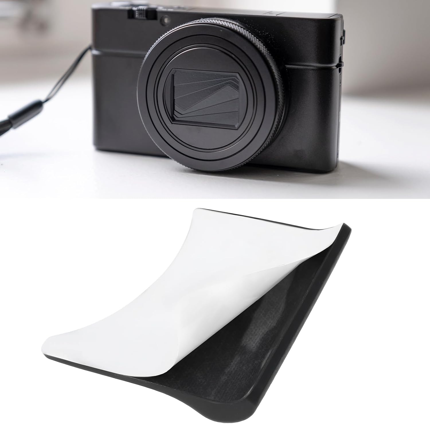 Silicone Anti-Slip Hand Grip Compatible with Sony RX100 M7 M6 M5 M4 M3 M2 WX500 Camera Self-Adhesive Holder image number 2