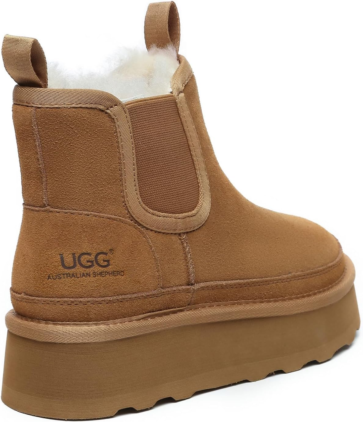 Ugg Australian Shepherd Chelsie Platform | Cow Suede Upper - Women - UGG Boots image number 2