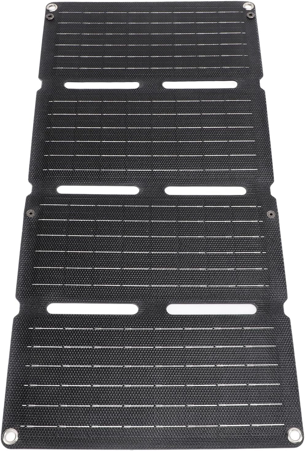 Folding Solar Panel, 80W Monocrystalline Silicon Portable Solar Panel with Dual USB Output Ports for Camping Hiking RV Fishing, Supporting 12V and 5V Devices ﻿ image number 6