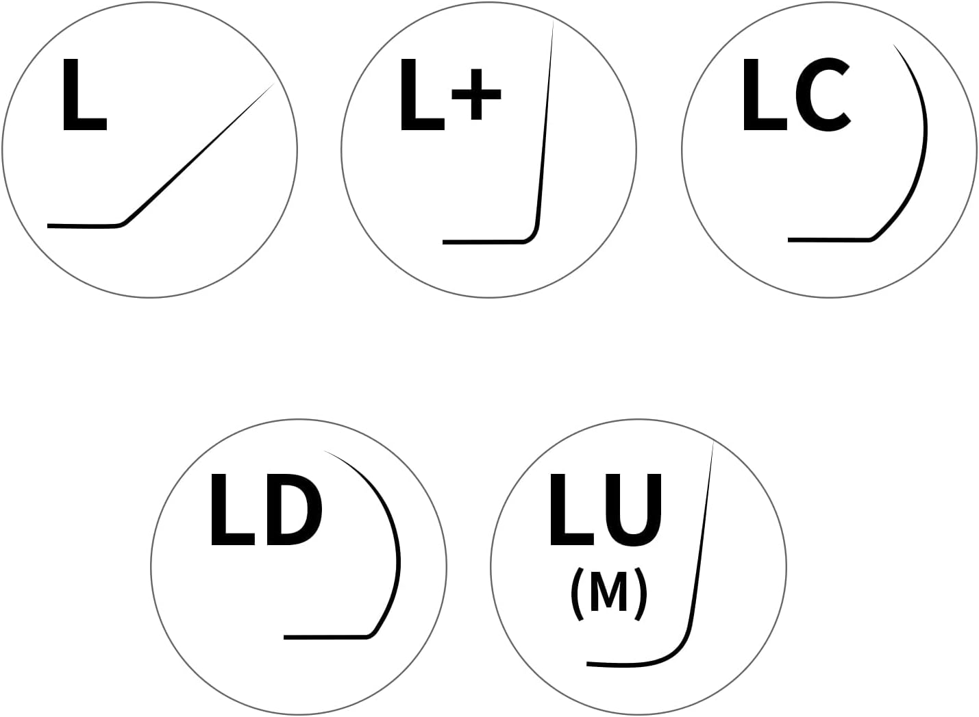 ANNAFRIS L/LC/LD/LU(M) Curl Individual Eyelash Extension Natural Synthetic Mink Matte Black False Lashes Extension Faux Cils Maquillage (LD Curl, 0.10 8-15Mm Mix) image number 1