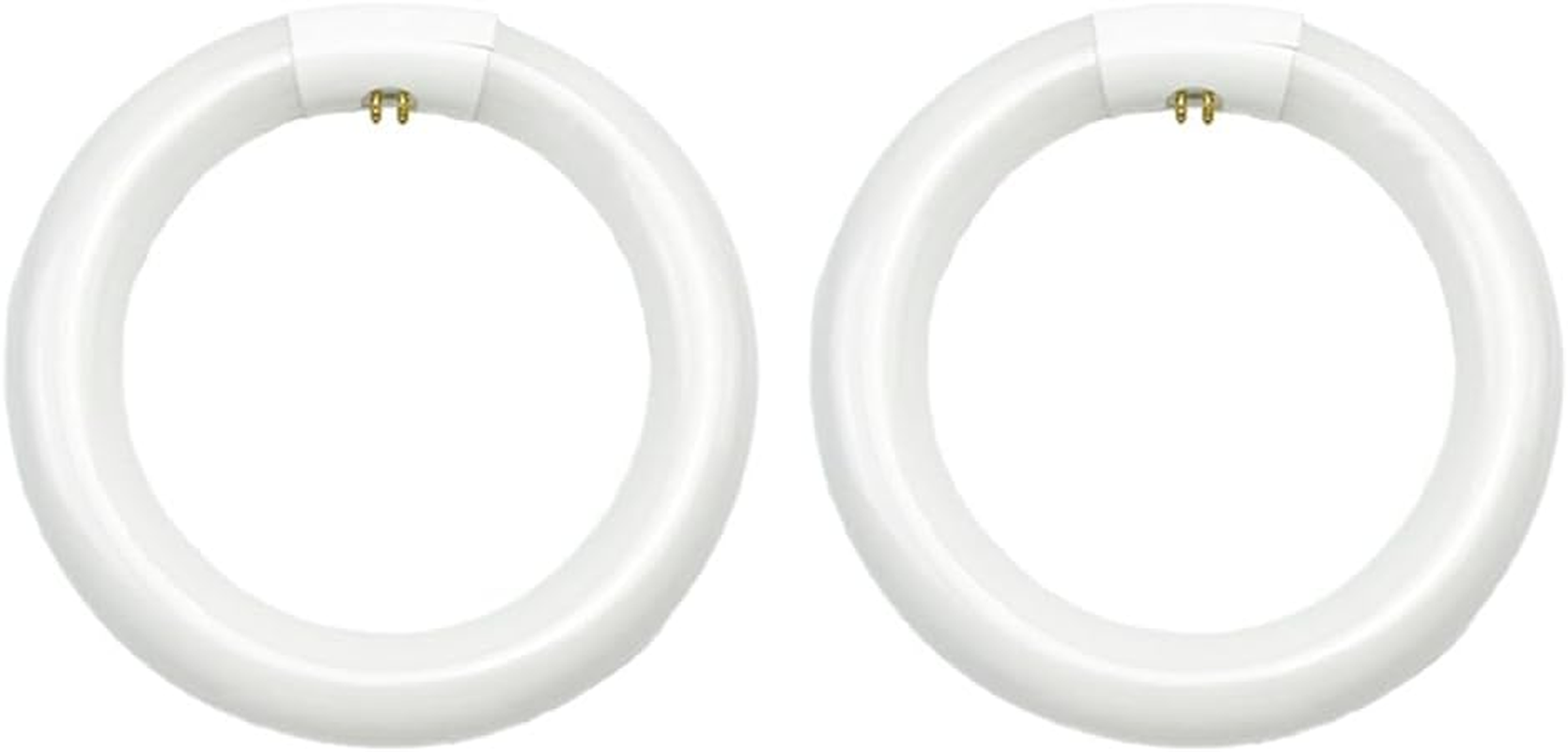 Xelea 2Pcs FC8T9/CW Circular Fluorescent Light Bulb,8Inch round T9 22W Circline Bulbs Replacement for Circle Ceiling Fixture image number 2