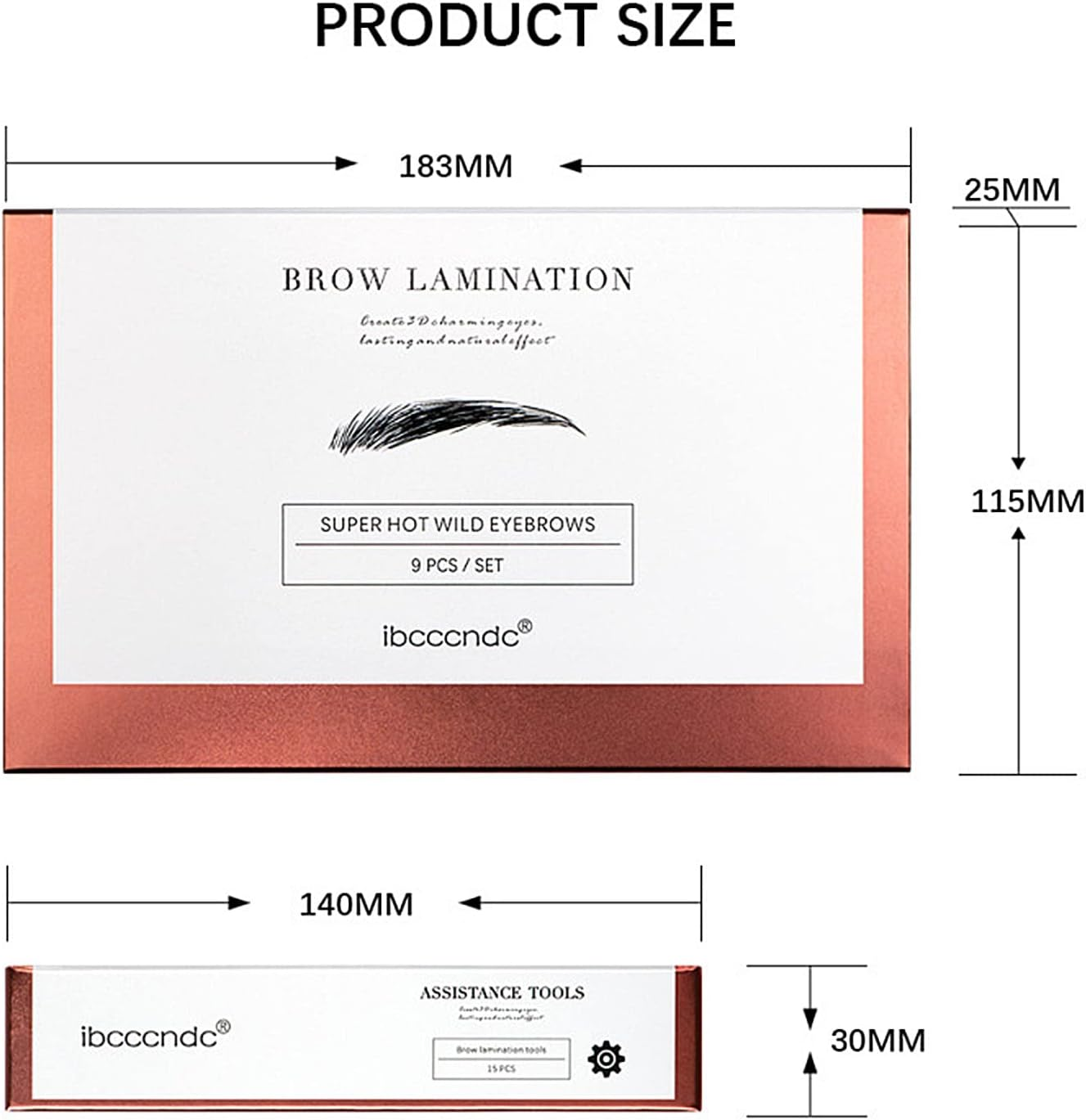 Domary Brow Lift Kit Eyebrow Lamination Set with Eyelash Brushes Combs Plastic Film Brow Perm Kit DIY Eyebrows Lifting Styling Kit for Beautiful Eyebrows Long-Lasting for Salon & Home Use image number 1