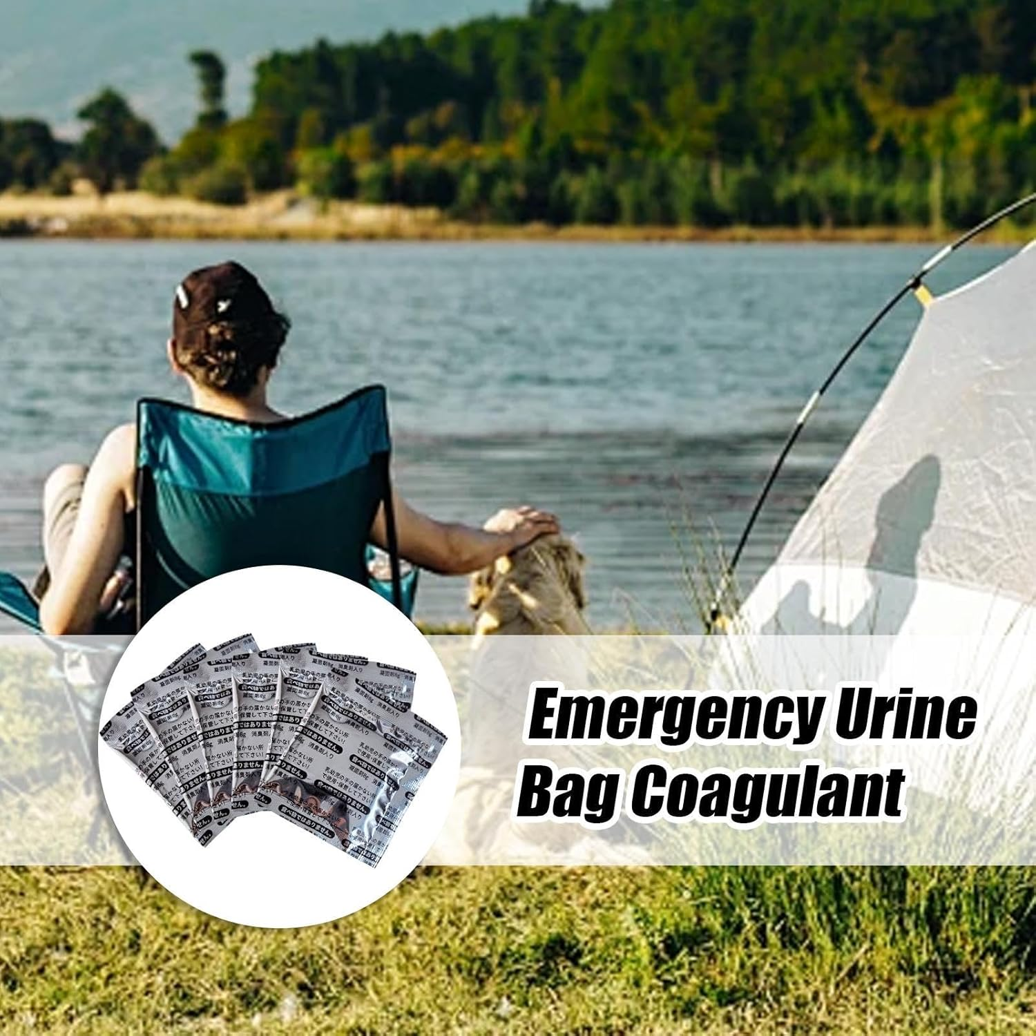 Maciun Urine Powder for Camping - Camping Hygiene & Sanitation Products Urine Powder | Portable Safe Toilet Gel for Adult Urine Pet Urine Baby Diapers image number 1