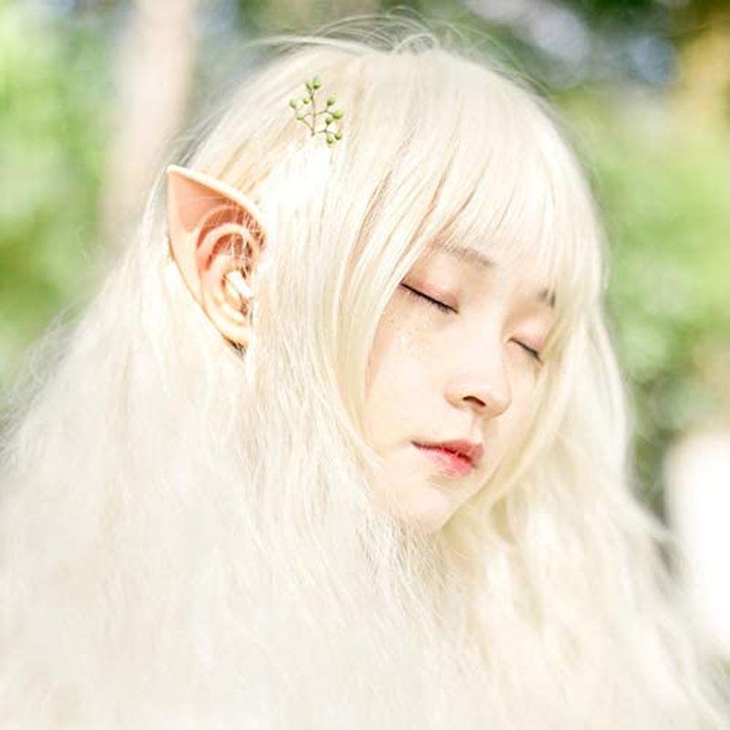 Halloween Elf Ears Costume Cosplay Accessories for Women & Men - Fairy & Pixie Ears for Girls & Boys - 2 Pair Elven Fairies Ears image number 3