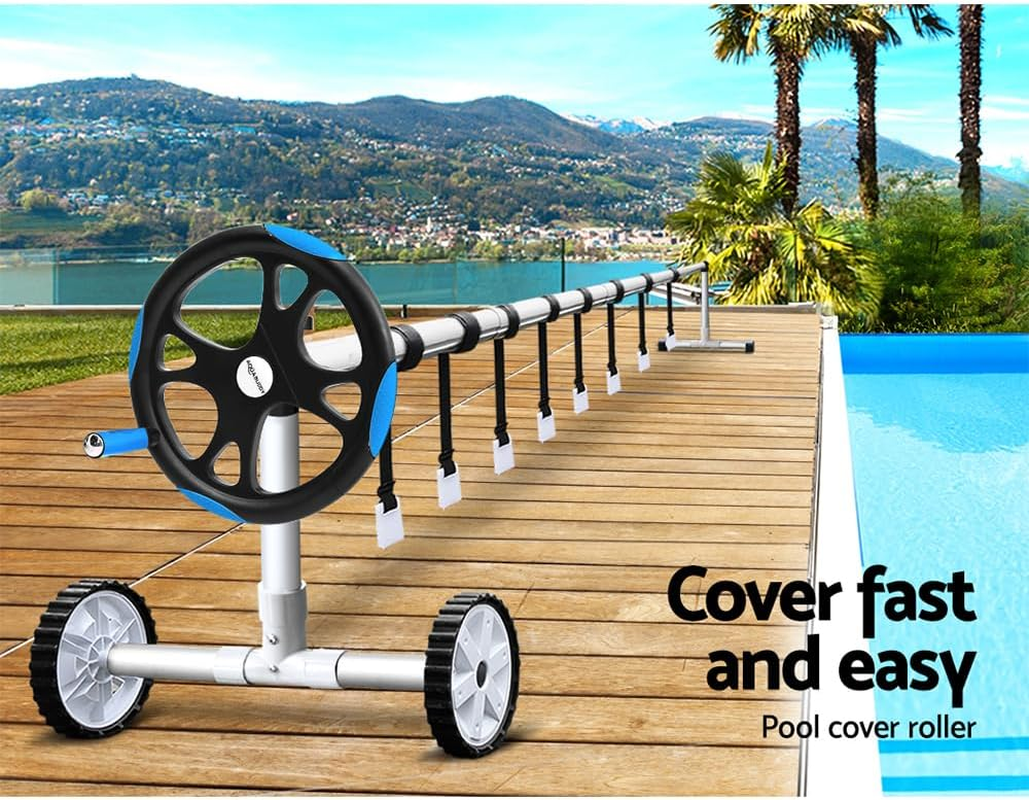 AQUA BUDDY Pool Roller Swimming Pools Cover, Rollers, Solar Blanket Reel Blue Covers image number 4