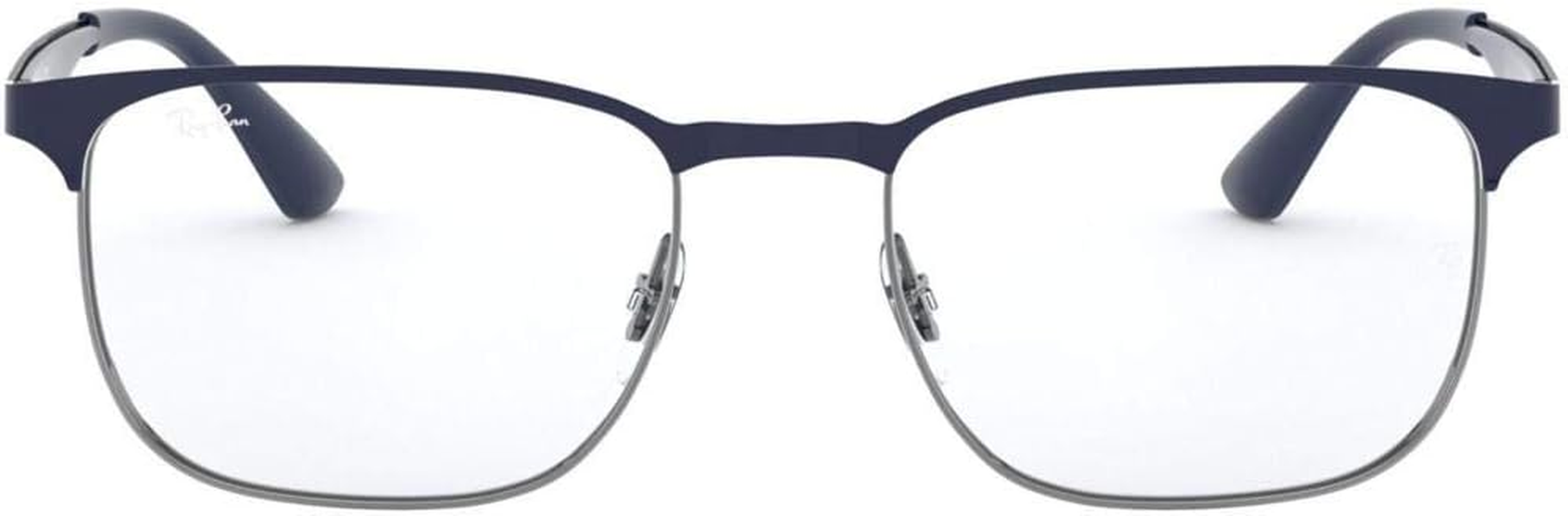 Ray-Ban Rx6363 Square  Eyeglass Frames - 54 Millimeters, Matte Black/Red/Demo Lens image number 3