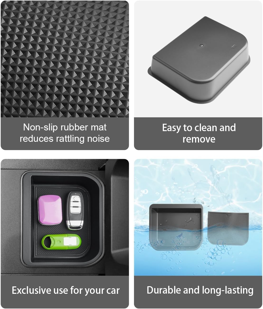 Center Console Cool Box Organizer for for Lexus GX 550 2024 2025/2024 2025 Toyota Land Cruiser Prado 250 Armrest Storage Box ABS Insert Tray Accessories (Only Fit Cool Box) image number 5