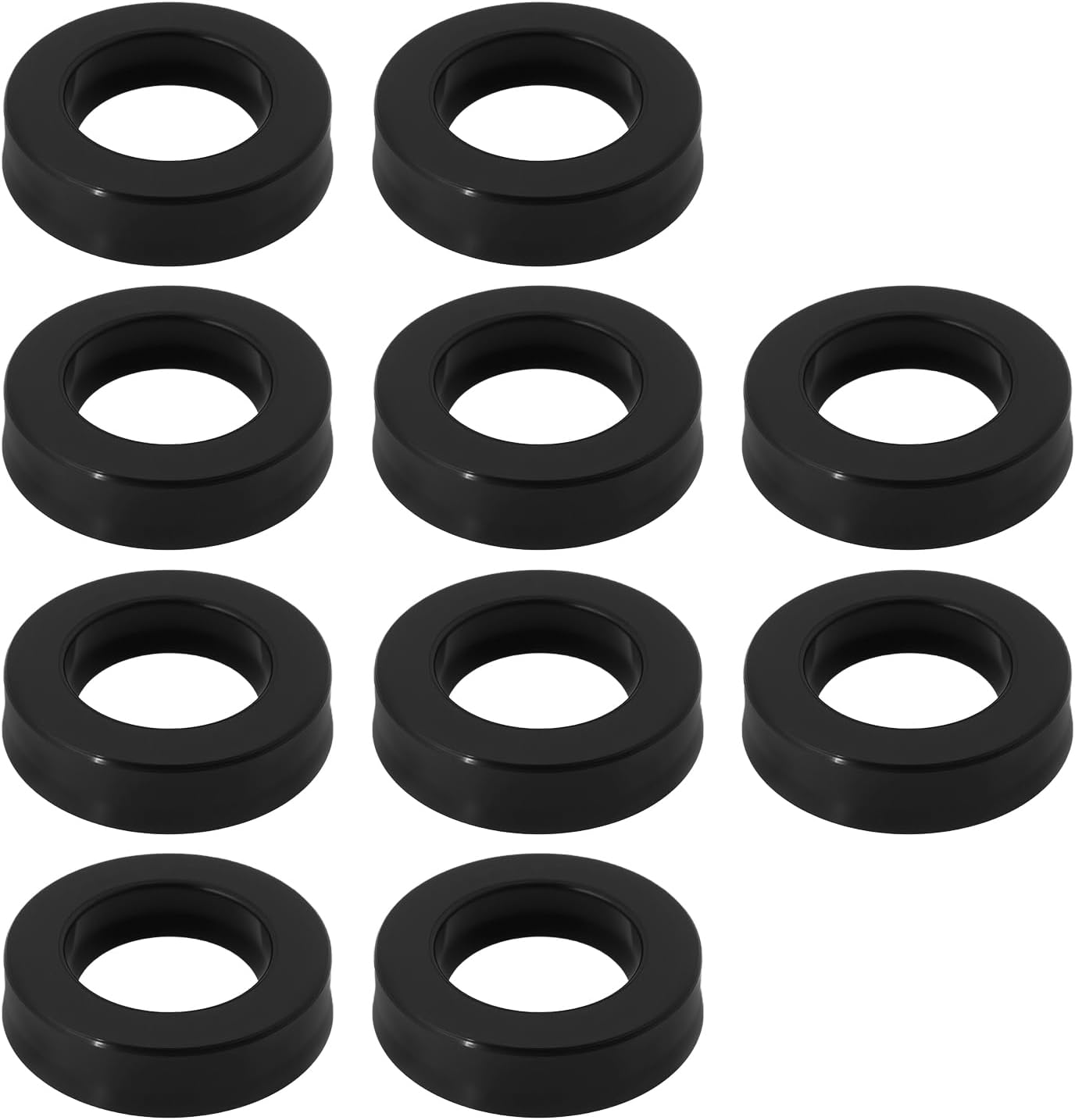 SING F LTD 10Pcs Pump Head Sealing Ring 12X20X5Mm Oil Seal Pump Pressure Washer Water Seals Kit for High Pressure Cleaning Machine FK47 Black