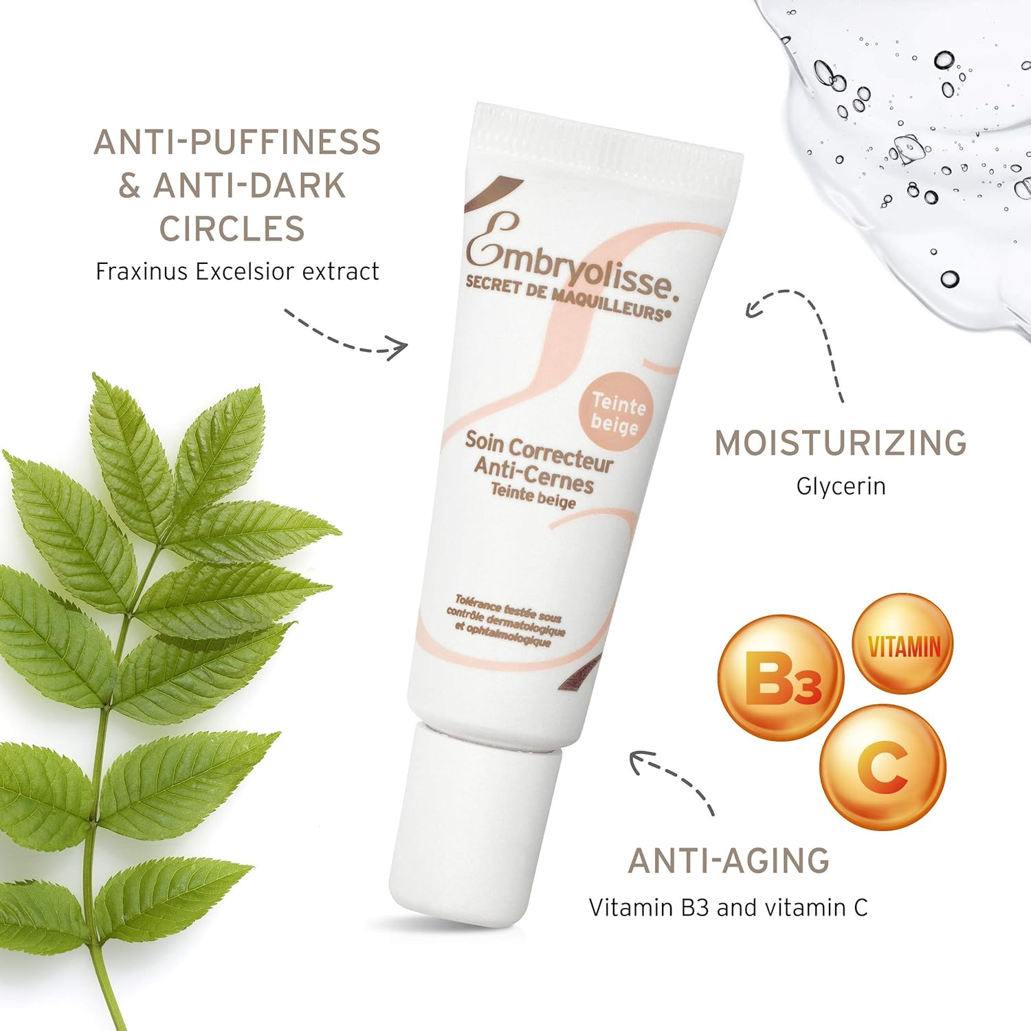 Embryolisse Soin Correcteur Anti-Cernes Teinte, Beige Shade, 8 Ml - Beige image number 4