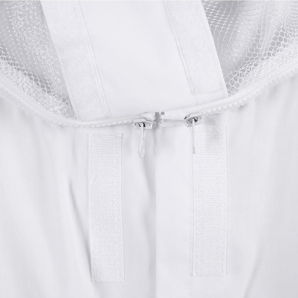 Bee Suit, Beekeeper Suit Hat, Bee Keeping Full Body, Professional Beekeeping Protective Equipment, with Veil and Pants Total Protection for Backy Ard Beginner(L)