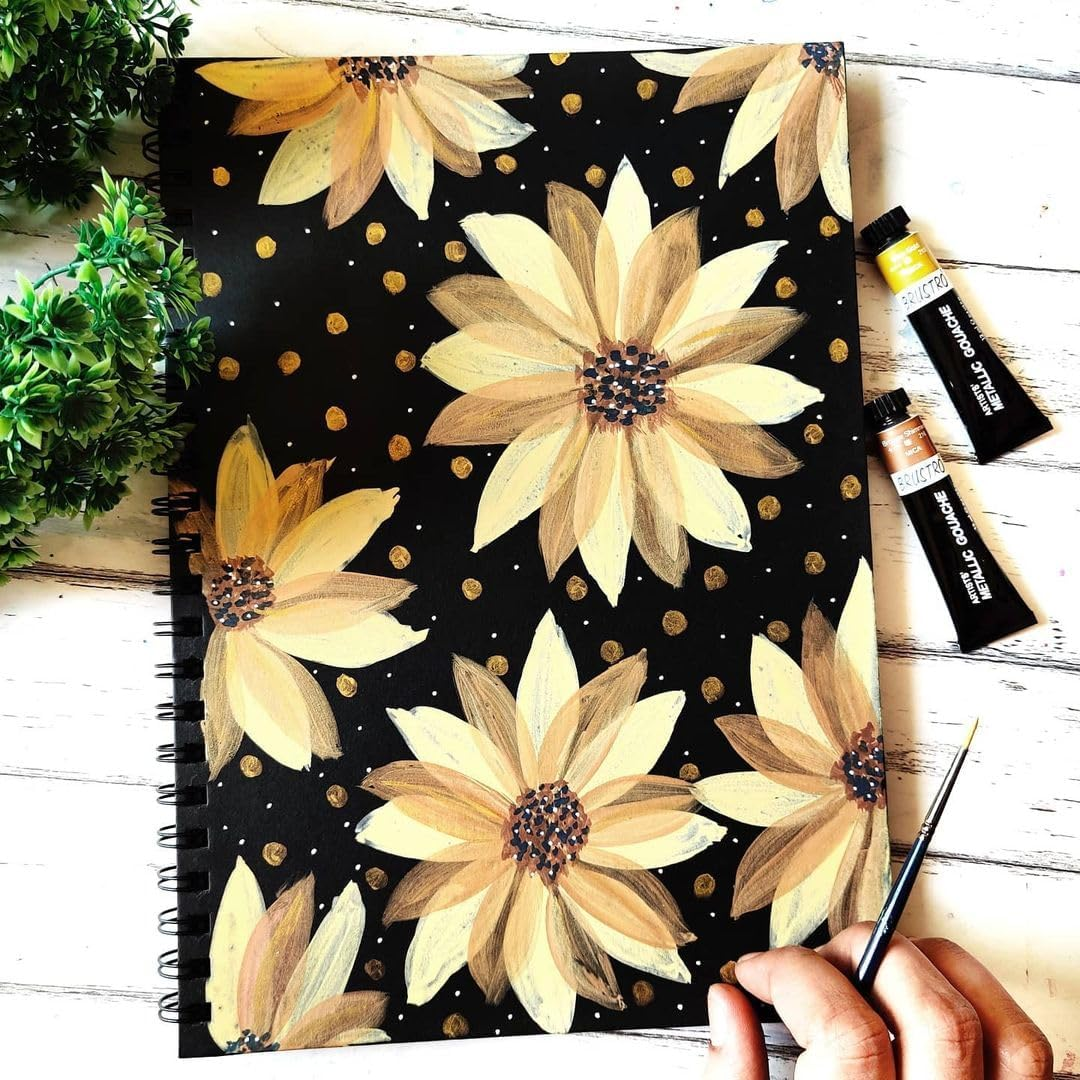 Brustro Artists' Metallic Gouache Set of 18X12Ml image number 5